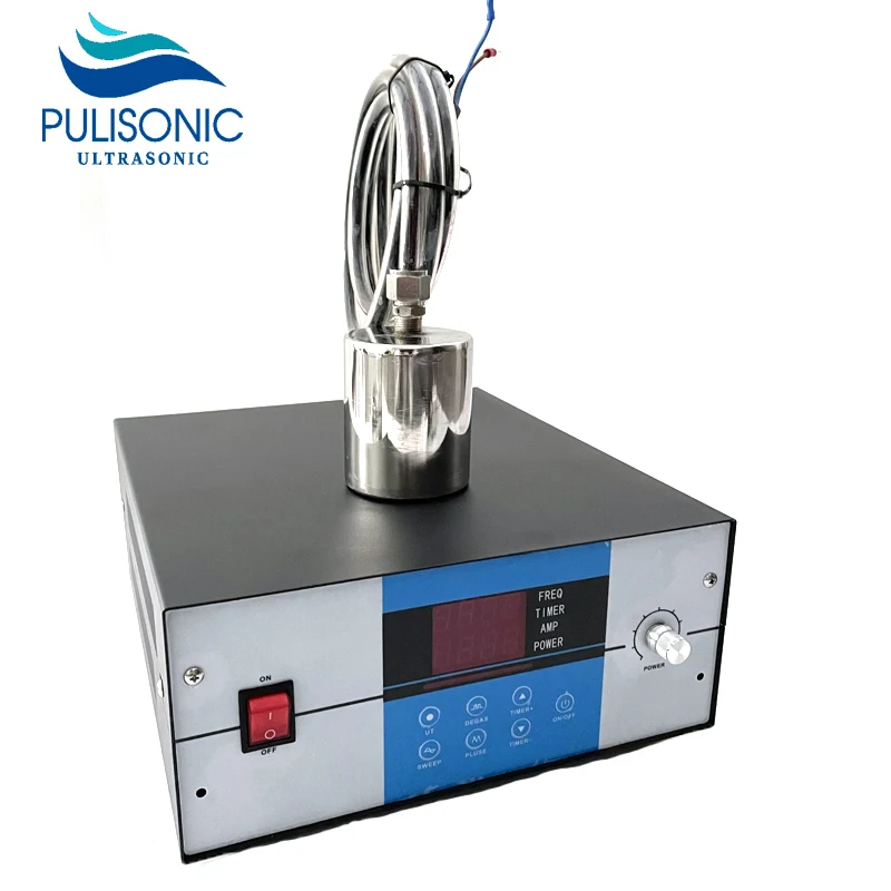 Ultrasound Blue Green Algae Control Device Water Treatment System 40K 100W Generator And Transducer
