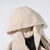 9XL Trench Coat Men Plus Size Long Windbreaker Spring Autumn New Men's Coat Hooded Jacket for Men 8XL Men Clothing 6