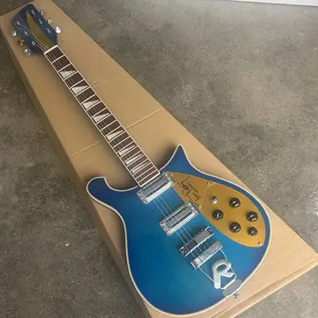 In stock, Ruikenbaker 660 blue electric guitar, wholesale and retail.