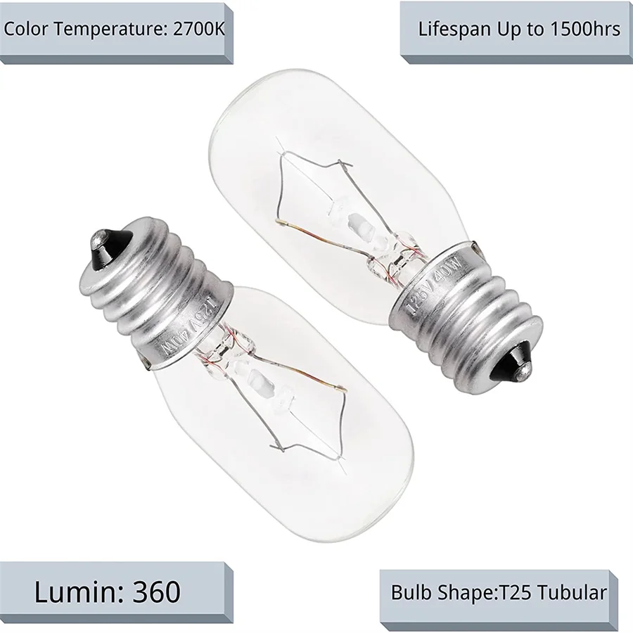 Ge Microwave Lamp Replacement 130V 40W