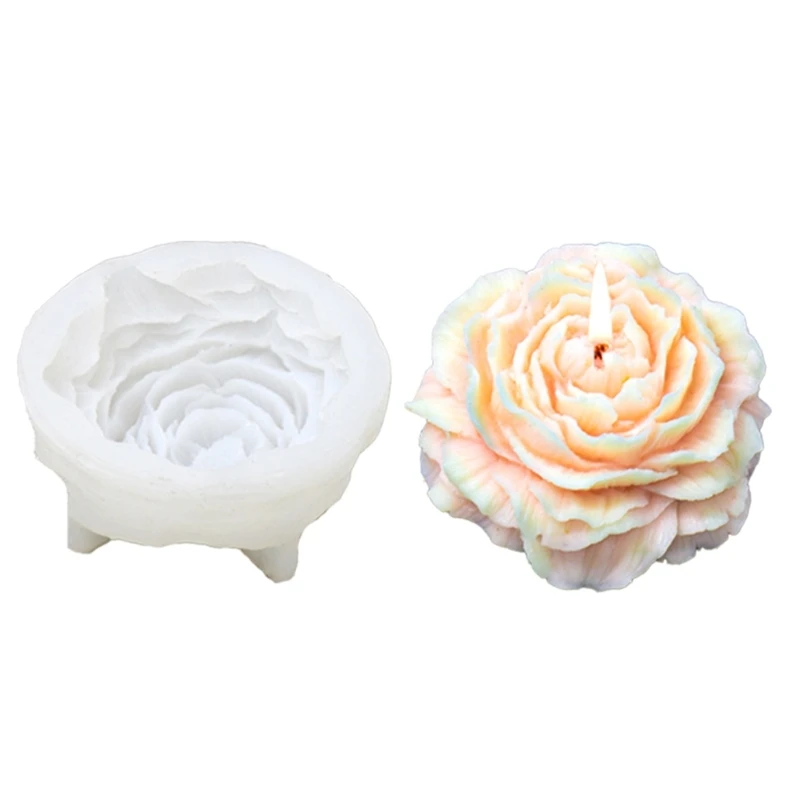 

Halloween Peony Flower Silicone Resin Mold Diy Candle Gypsum Mold