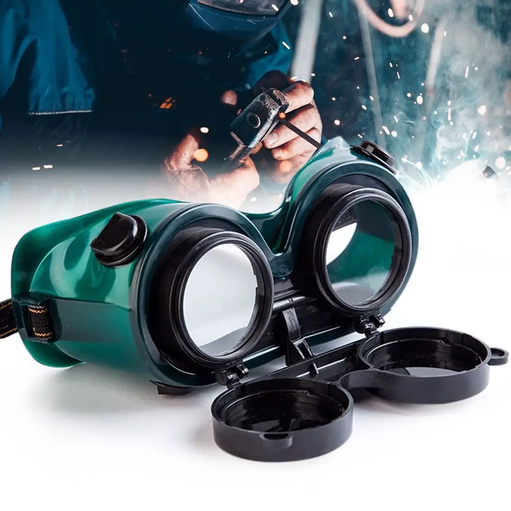 Protection Welding Protective Equipment Welding Goggles With Flip Up Anti-glare Protective Glasses Safety Protection Eyeglass