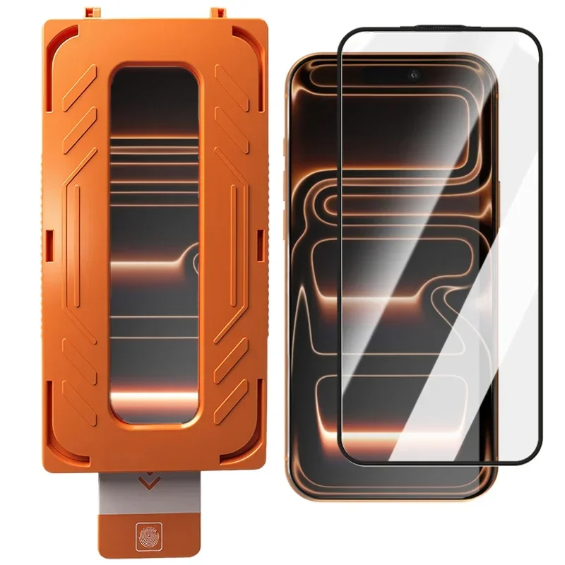 Screen Protector For iPhone 17 Pro Max Air 17Pro Anti-shatter Tempered Glass Films Dust free Auto Installation For iPhone17 17pm