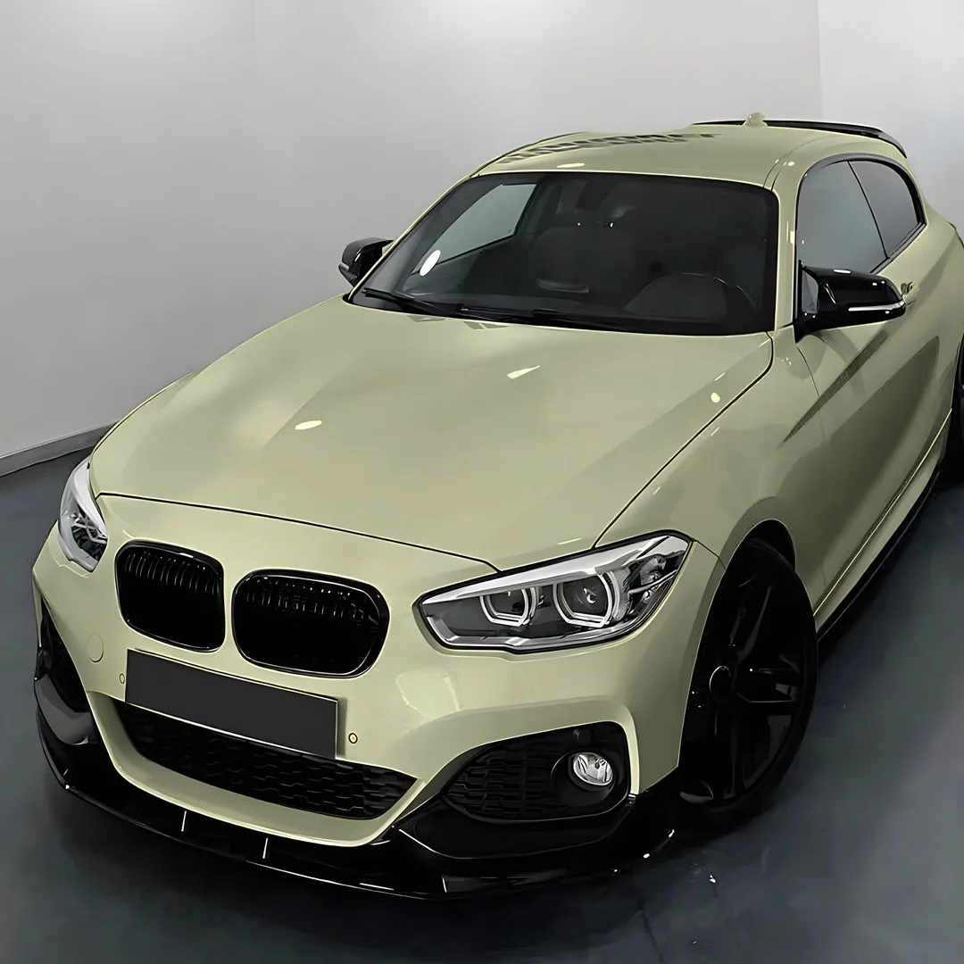 BMW 1 시리즈 F20 F21 M-Sport 2015-2019 프론트 범퍼 립 턱 보호대 자동차 튜닝 액세서리 에어댐 외부 부품 개조