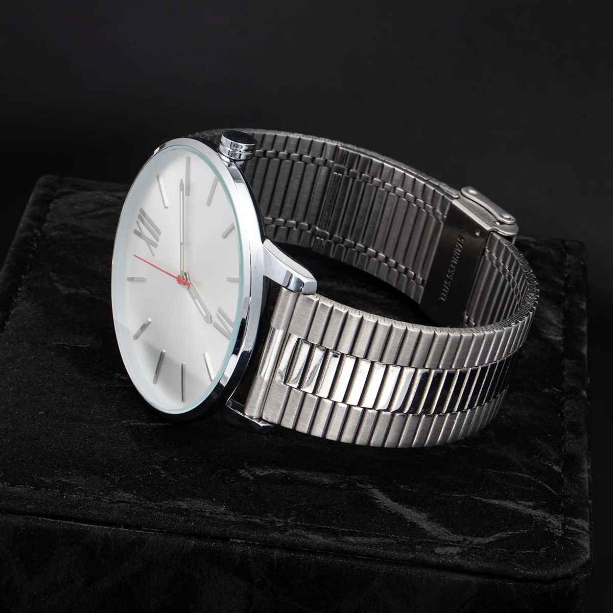 Premium Stainless Steel Quick Release Watch Strap - Universal Fit 20mm/22mm Metal Bracelet