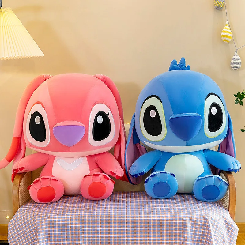 Disney-almohada de felpa de Lilo & Stitch para niños, juguete de felpa de  30-110cm, para dormir, para niños - AliExpress