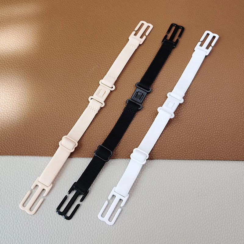 3 Pack Non-slip Women's Elastic Bra Strap Holder With - Foto 6