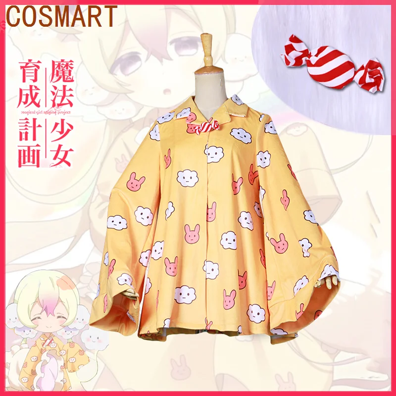 

Japanese Anime Magical Girl Raising Project Cosplay Costumes Nemurin Women Pajamas Sleepwear Coat Nightdress Nightgown Outfit