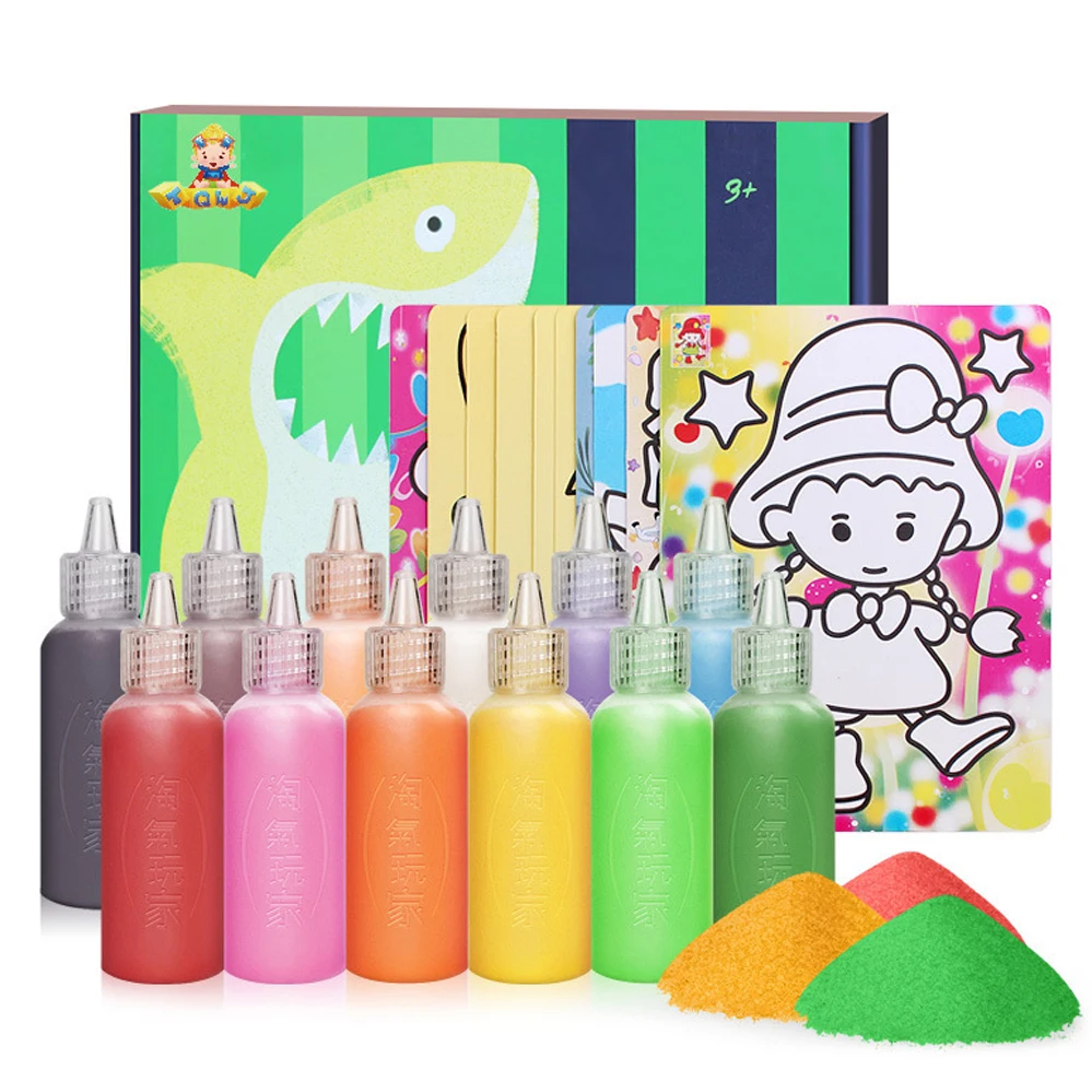 Sand Children Drawing Toys Sand Painting Toy Child Color Sand