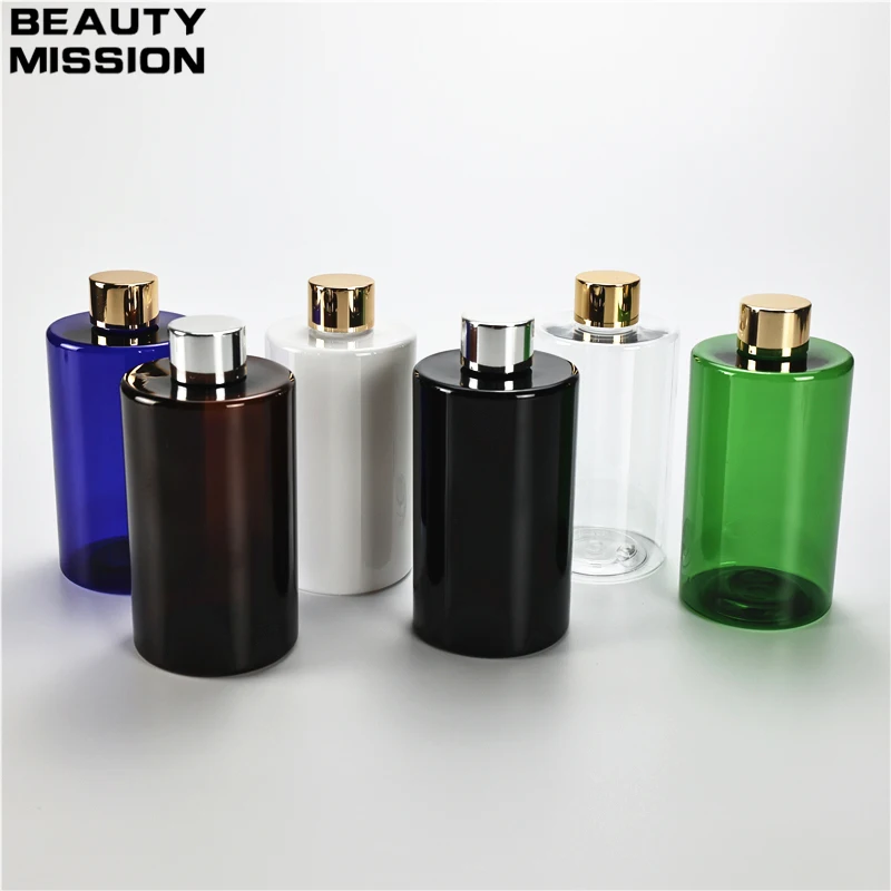 

Multicolor 300ML X 20 Empty Chunky Plastic Bottle With Aluminum Screw Cap Liquid Medicine Cosmetics Toner Packaging Containers