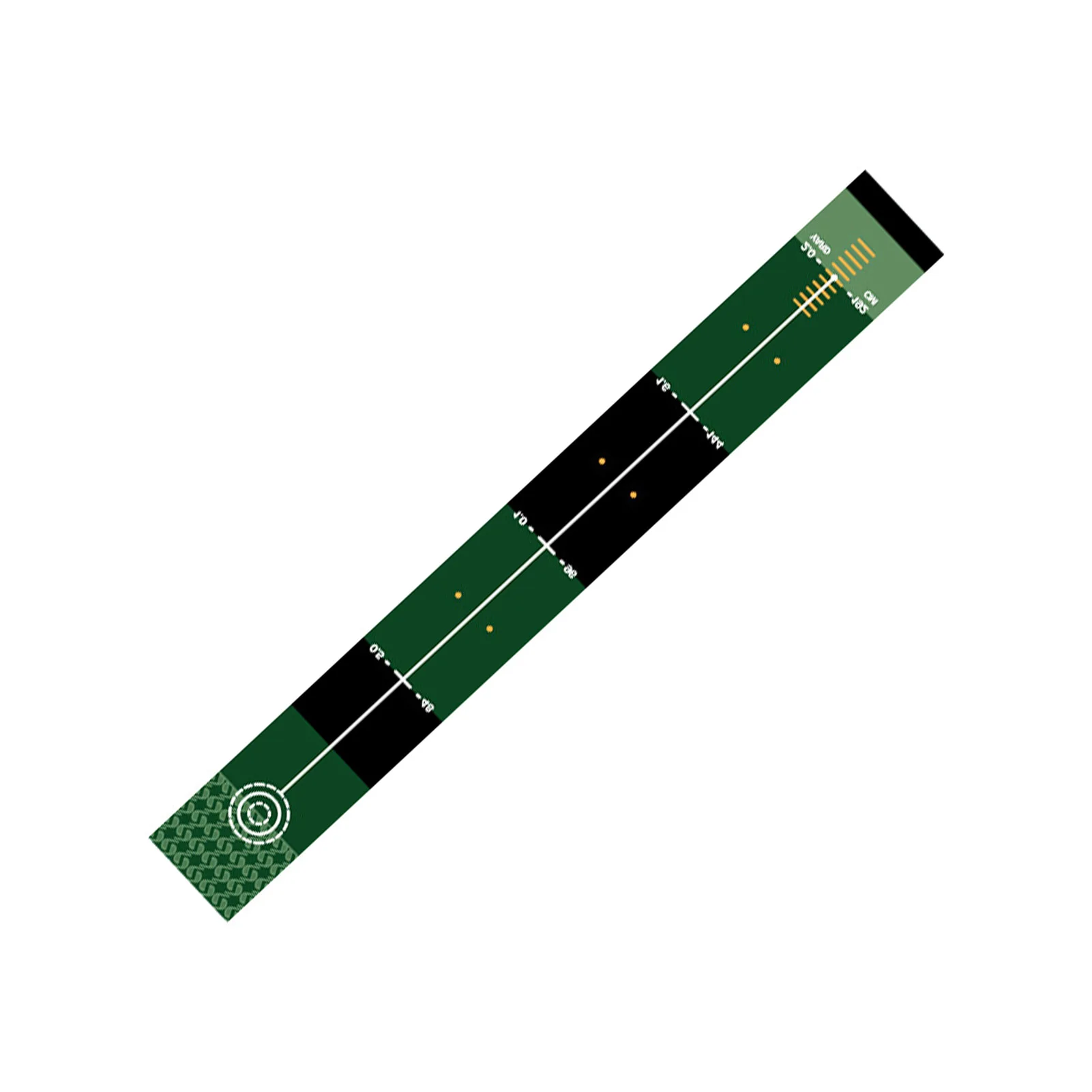 

Golf Putting Practice Mat 240cm Wrinke-Free Golf Practice Mat with Training Markings for Playing Golf Game at Home or Office