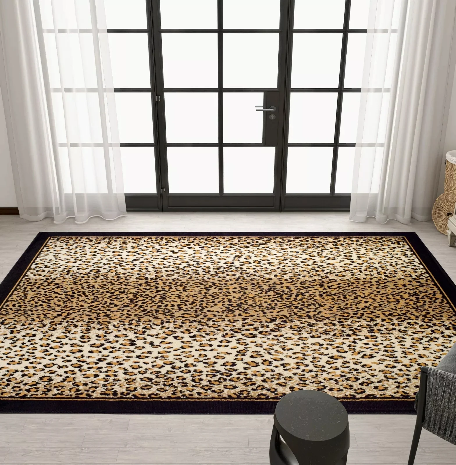 Leopard Living Room Rug Mat Non-slip Absorbent Mat Front Room Corridor Kitchen Bedroom balcony toilet Modern decorative carpet 4
