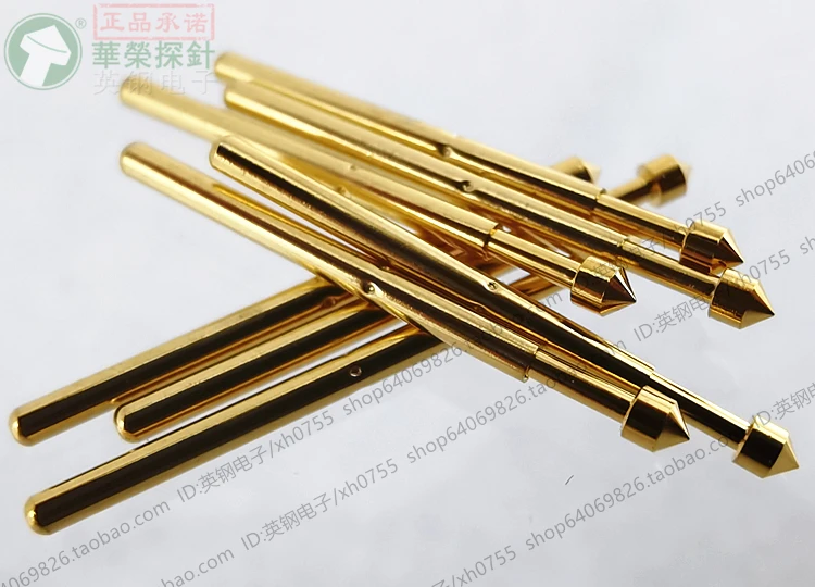 

1.02/1.3MM Conical Mushroom Head Test Needle PA75-E2 Gold-plated Spring Needle, Small Size 75MIL Probe