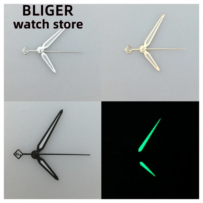 

BLIGER Watch Accessories New Hand Green Luminous Pointer Suitable for NH34 NH35 NH36 NH38 ETA2836 2824 PT5000 movement
