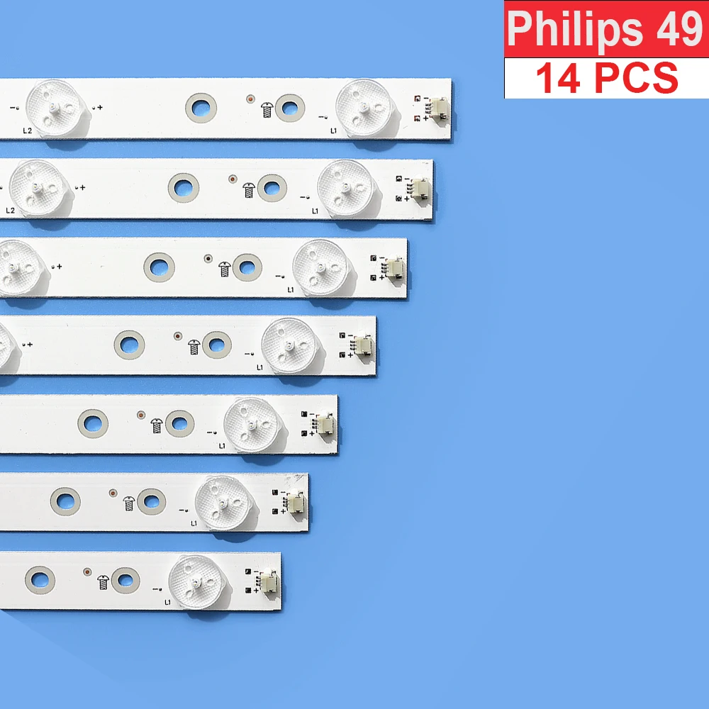 14pcs LED Ʈ 49PUS6401 49PUS7272 49PUS6262 49PUH6101 49PUS6581 49PUS6561 49PUS6501 49PUS6551 LB49016 V1_00 01N21 01