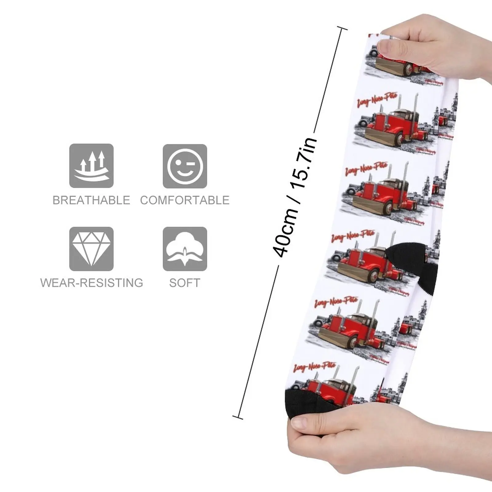 Old Needle Nose Peterbilt Socks compression socks men cycling socks essential Stockings man