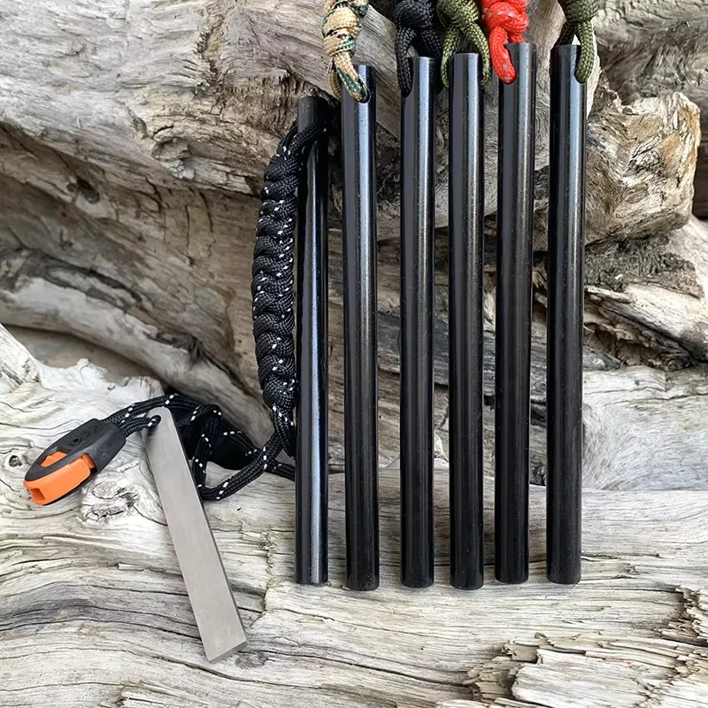 10*150mmOutdoorFlintMagnesiumRodwithWhiteSteelScraperWhistleCampingGnitionFlintRodEDCSurvivalFireStartingTool-AliExpress15