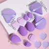 15/12/9pcs Makeup Sponge Puff Mini Finger Powder Puffs Cosmetic Foundation Sponges Triangular Powder Puffs Make Up Accessories 2