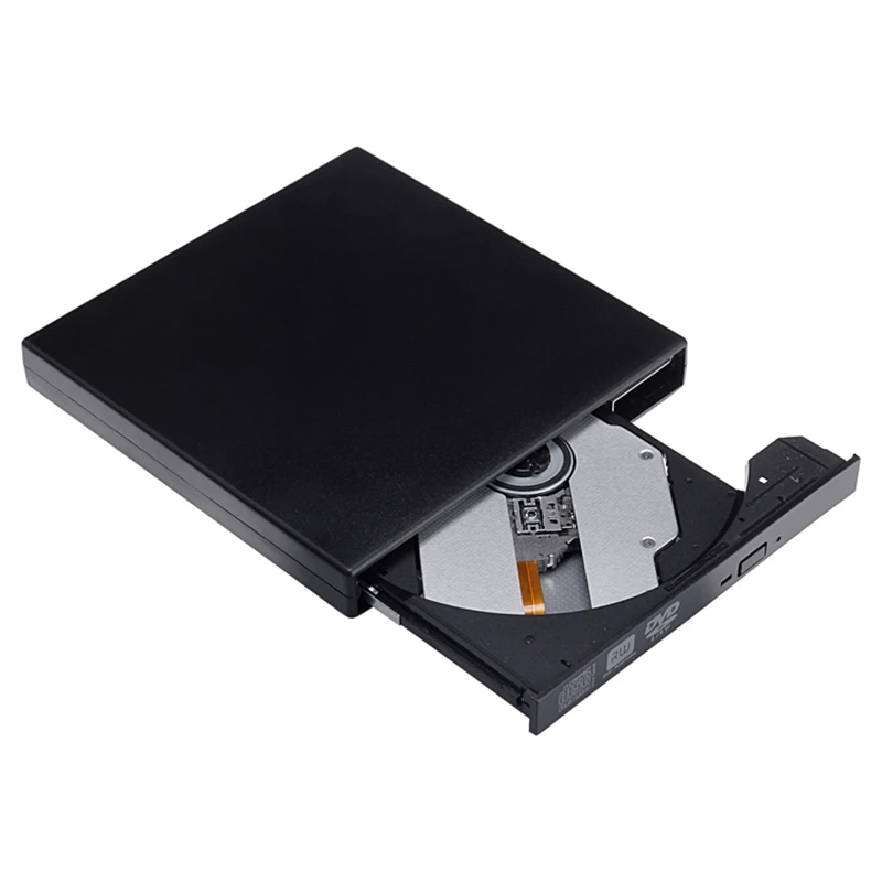External CD DVD Drive USB 2.0 Slim Protectable External CD-RW Drive DVD-ROM Burner Player Laptops Desktop PCs Dvd Drive