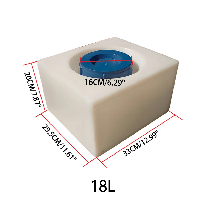 RV Water Tank Leak Proof Food Grade Fresh Water Container for Trailers Campers Boats Yacht PE Storage Bucket