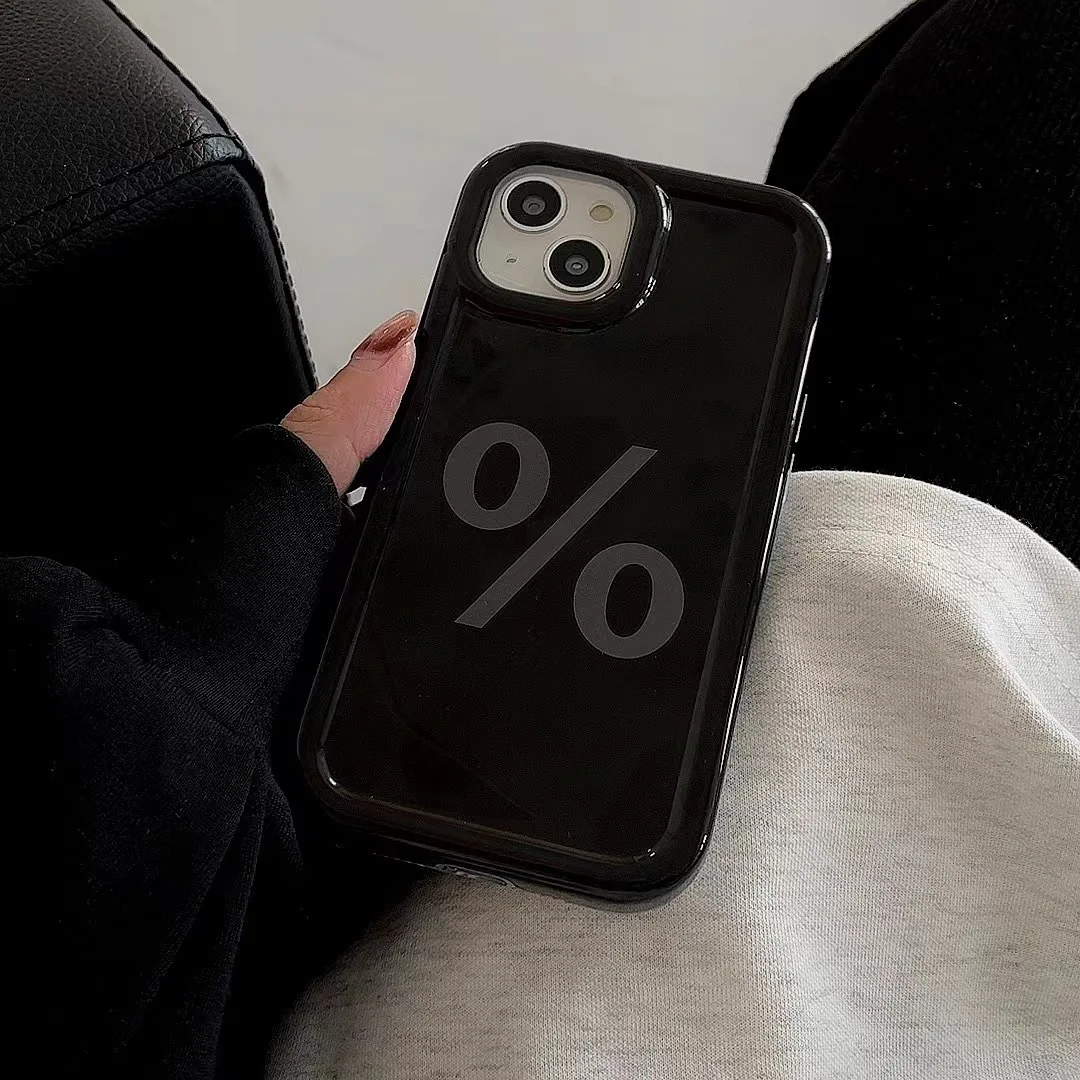 

Simple black soft shell solid color Phone Case For iphone 14 13 12 11 Pro Max X XR XSMAX 7 8 Plus SE TPU Case Cover new products