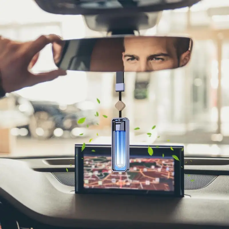 

Car Fresheners Hangings Durable Elegant Gradient Glass Automotive Hangings Interior Car Air Freshener Diffuser Car Accessories