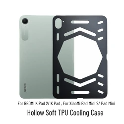 Durable TPU Tablet Case with Hollow Heat Dissipation for REDMI KPad 1 (BLACK)