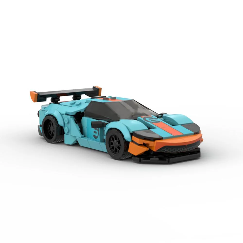 PolaDeer 314PCS MOC Racing serie DIY GT Heritage Bausteine Montage modell spielzeug ziegel kinder geburtstag geschenk Mit aufkleber