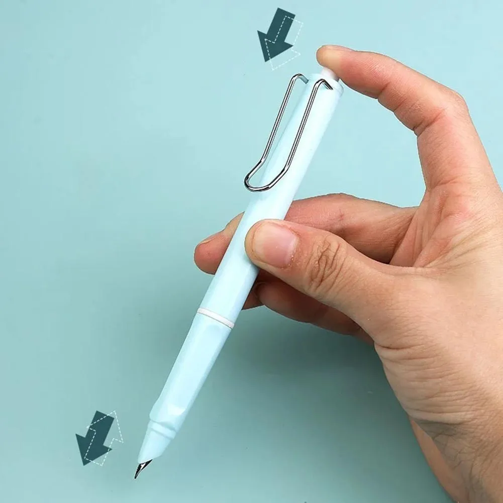 Stylo plume automatique à capsule d'encre interchangeable, cadeau d'anniversaire