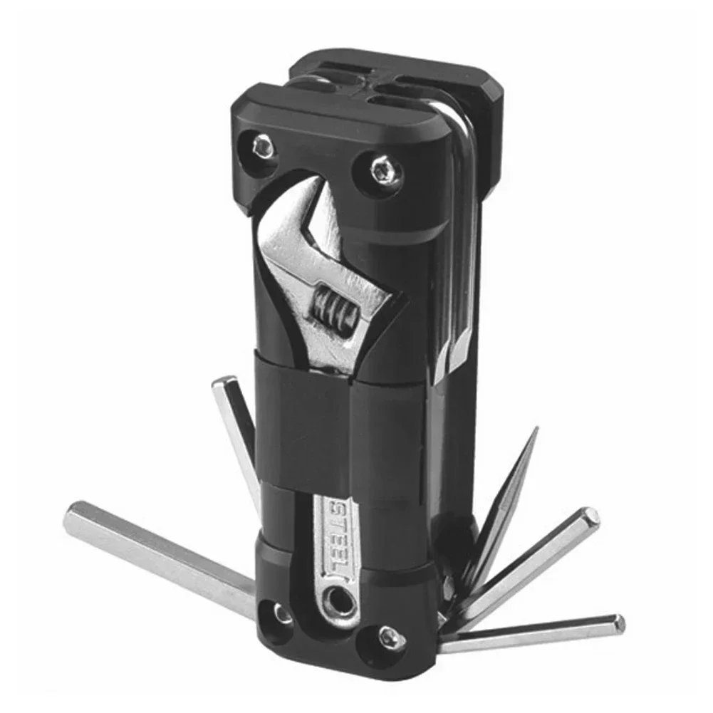 16 in1 Motorcycle Multifunction Tool Kit Multitool Tire Repair Tool Set with Screwdriver Chain MTB Road Cycling Motorcycle Tools