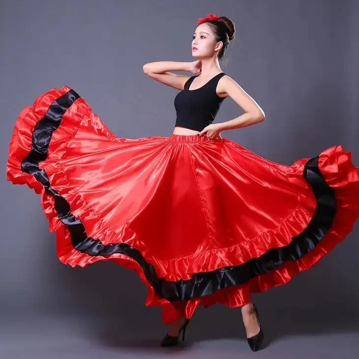 Women Flamenco Dresses Gypsy Spanish Flamenco Skirt