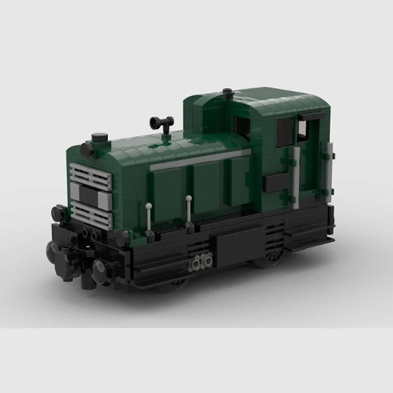 시티카 모델 MOC 빌딩 블록 철도 2060 디젤 기관차 모듈형 기술 어린이 휴일 선물 조립 장난감 세트