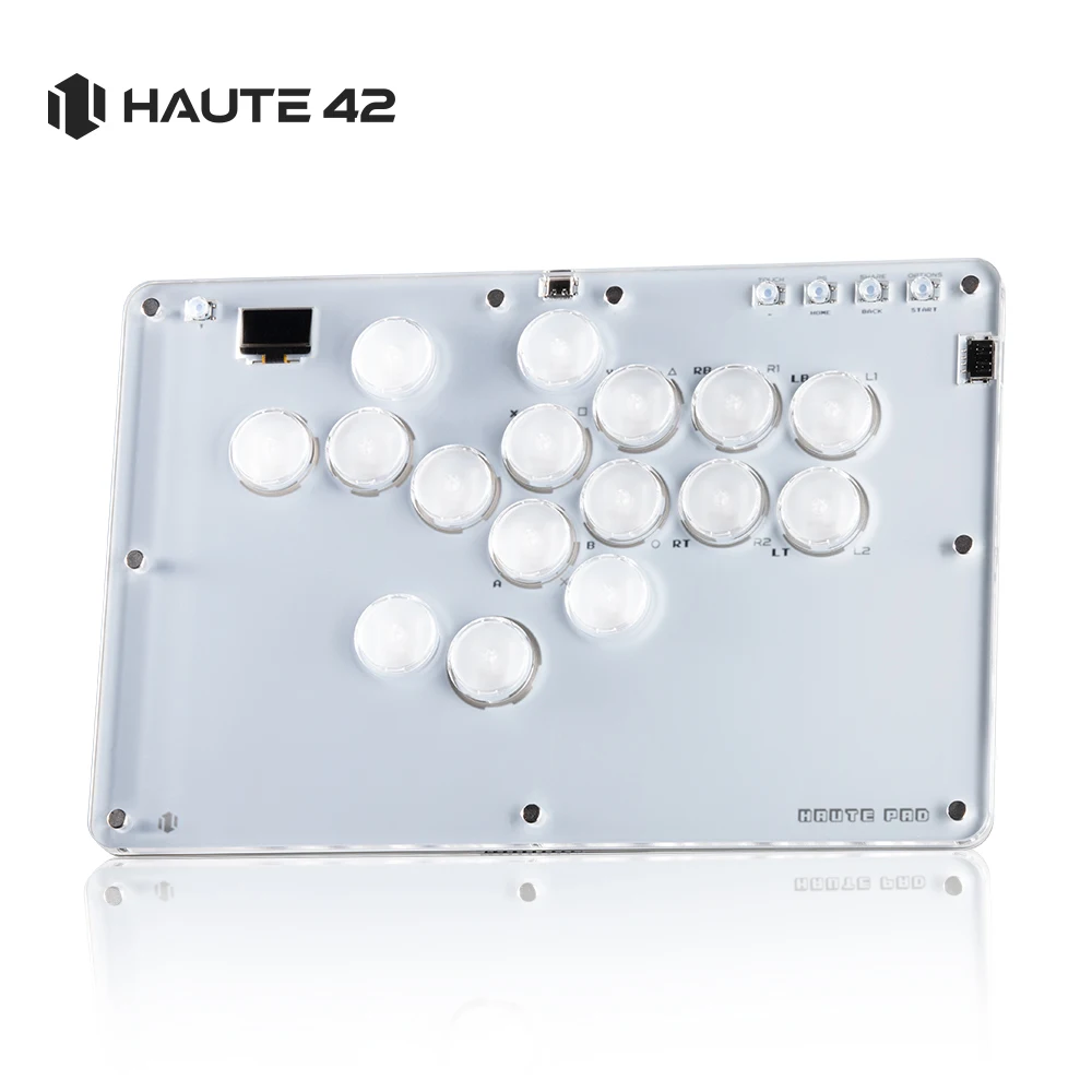 

Haute42 Crystal Arcade Joystick Hitbox Leverless Controller Controle Arcade For PC/Ps4 /PS5/Switch Fighting stick Controller