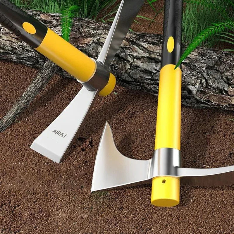 Multifunctional Garden Axe Outdoor Mountaineering Pick High Hardness Steel Casting Soil Loose Home Gardening Hand Tools