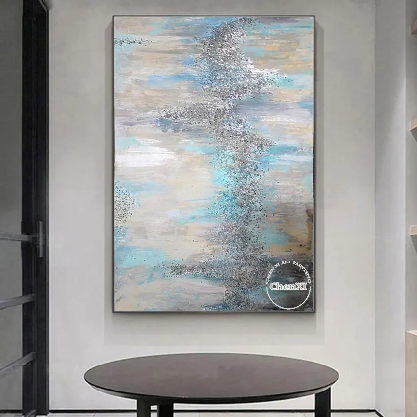 

100% Handmade Abstract Oil Painting Wall Pictures Bedroom Art Canvas Home Decoration Artwork For Kindergarten No Frame