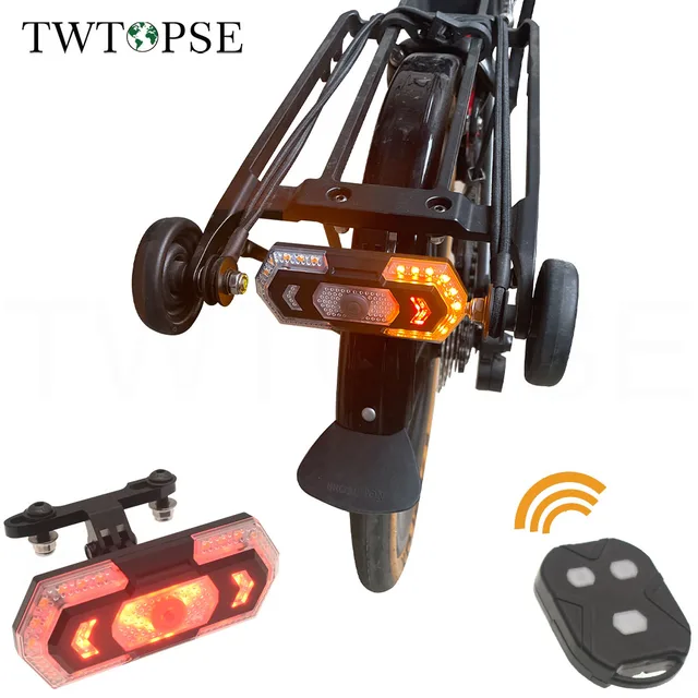 안전한 자전거 주행을 위한 TWTOPSE 자전거 원격 제어 테일 라이트