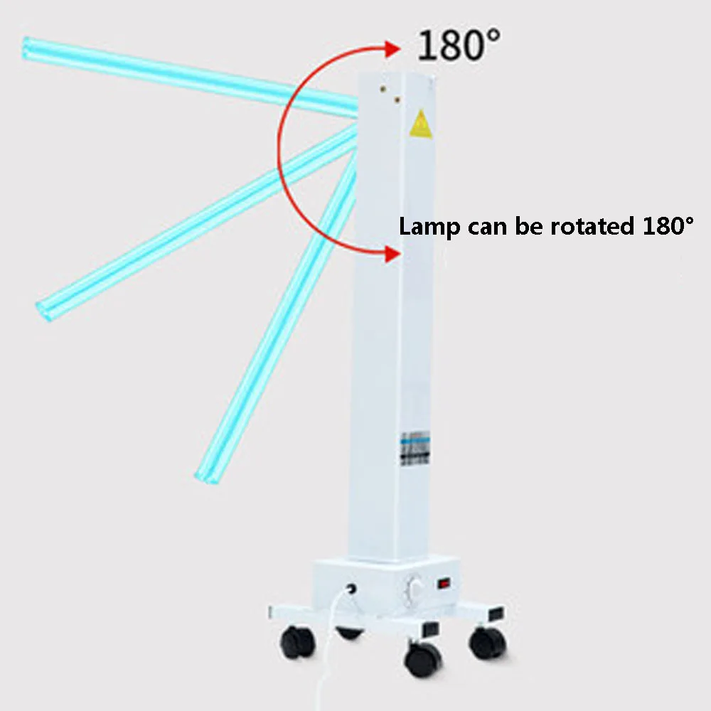 High-power Ultraviolet Disinfection Lamp Germicidal Lamp Kindergarten Hospital Factory Office Mobile Ozone Sterilization
