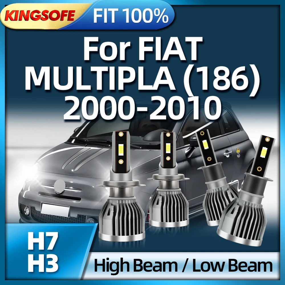 

Roadsun Led Headlight H7 H3 26000LM Auto Lights For FIAT MULTIPLA (186) 2000 2001 2002 2003 2004 2005 2006 2007 2008 2009 2010