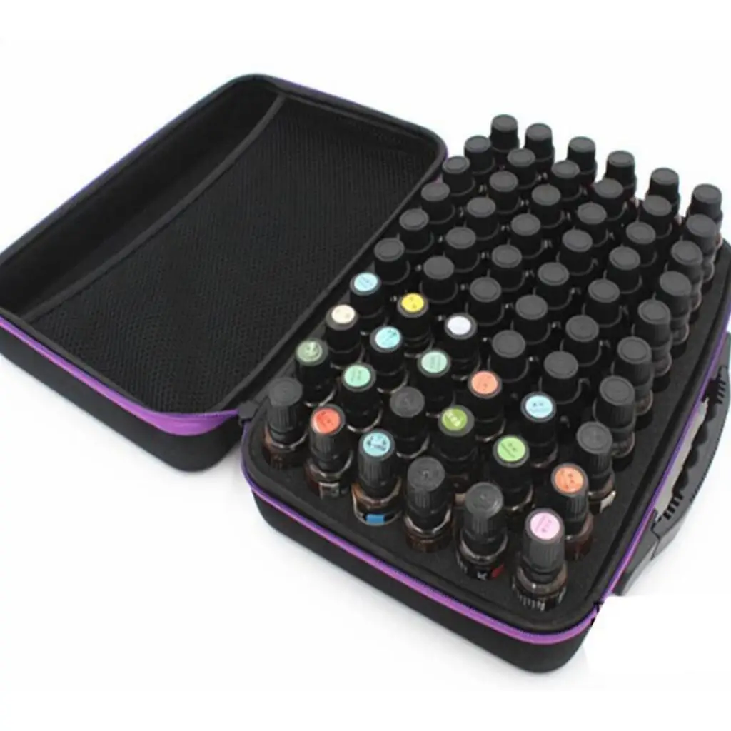 

Pack Of 2 Portable Essential Oil Carry Case Organizer Oil Bag