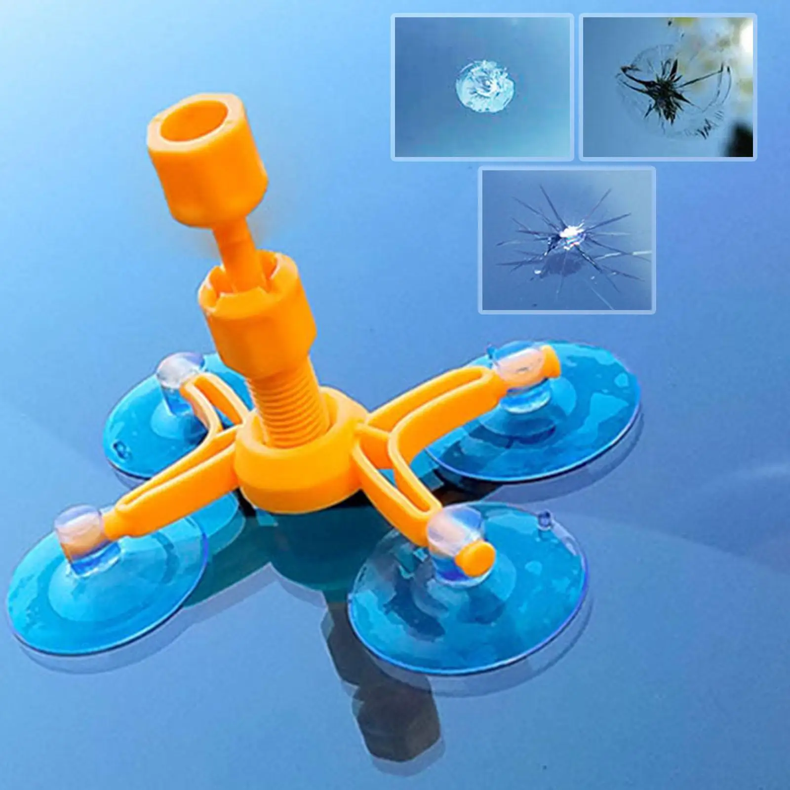 28 g gereedschap auto glas voorruit reparatieset geven deurgreep beschermende decoratieve reparatie voorruit sticker auto kit