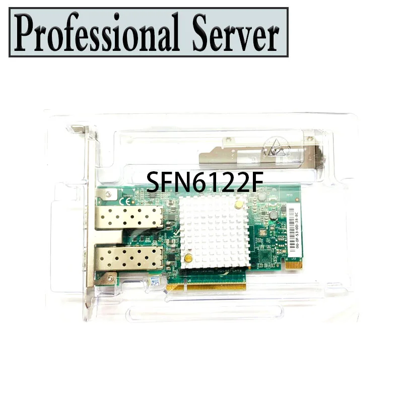 

Solarflare SFN6122F SF329-9021-R7 Dual Port 10G Ethernet 10GbE SFP+ PCIe NIC