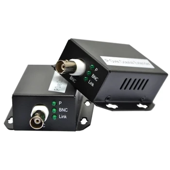 Estensore IP Ethernet da 1 paio su kit di rete HD coassiale Estensore di trasmissione cavo coassiale EOC per telecamere CCTV di sicurezza