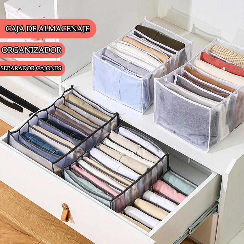 Organizador de cajones para caja de almacenamiento plegable para ropa interior, pantalones, armario|Organizadores de - AliExpress