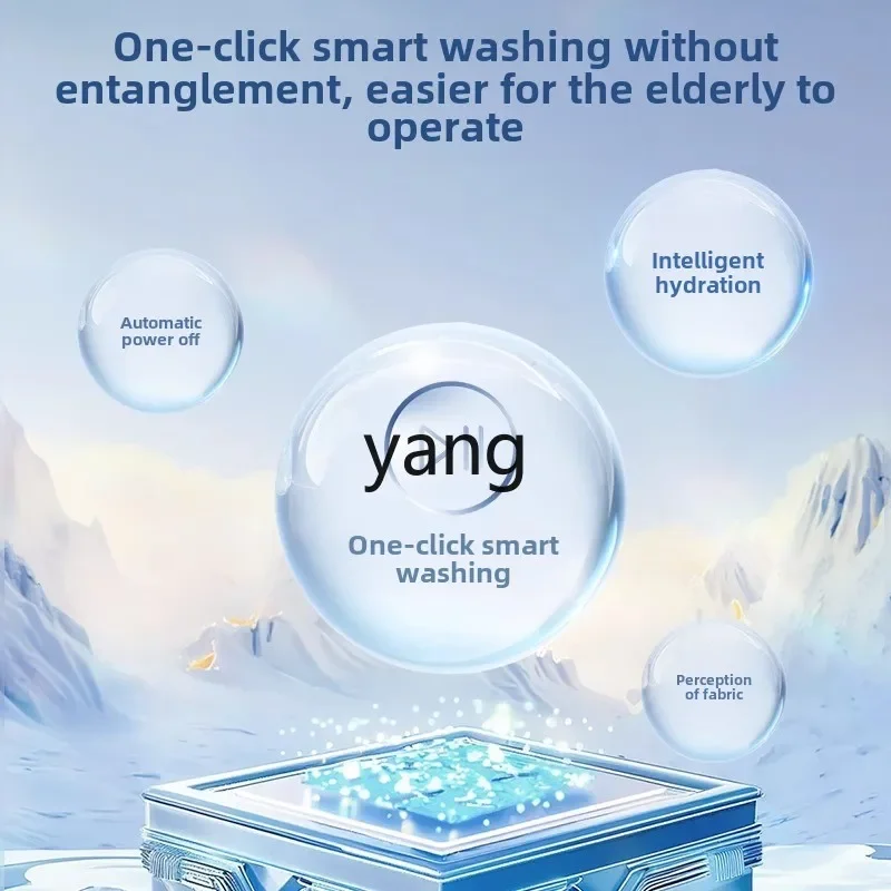 CX 8KG large-capacity automatic pulsator washing machine rental dormitory household washing machine integrated 4