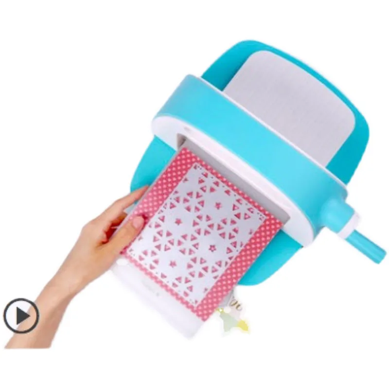 Die Cutting Embossing Machine Cutter Piece Die Cut Green Pink Paper