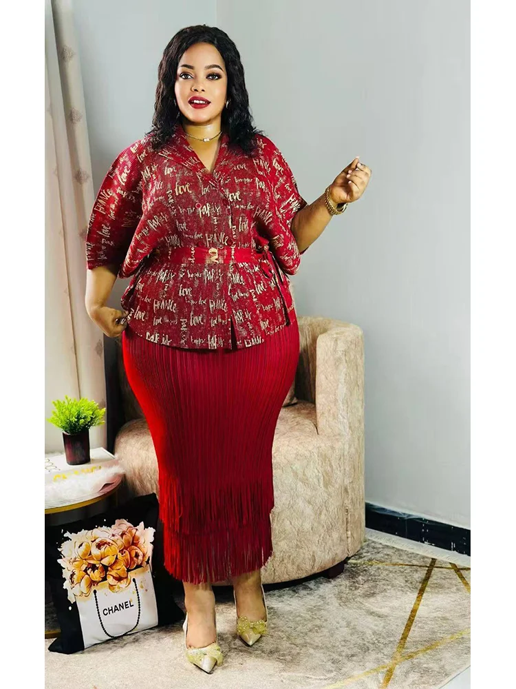 EGRM Pleated Skirt Set Leisure 2025 Summer New Batwing Sleeve