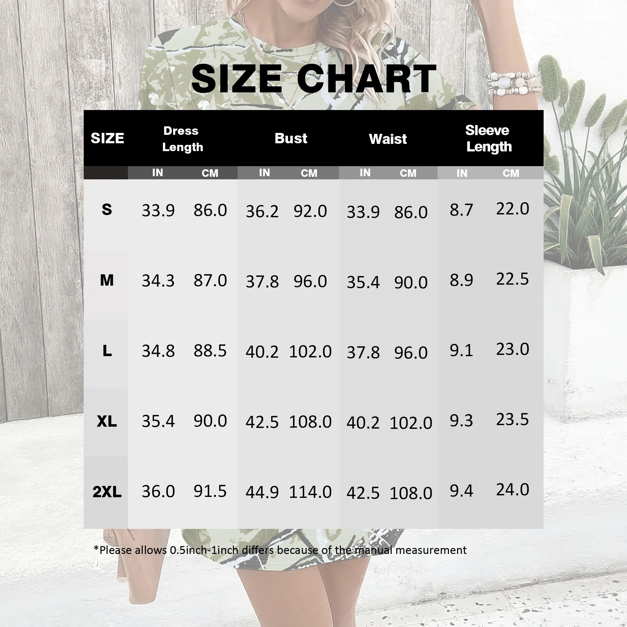 Abito a maniche corte con stampa mimetica astratta, top verde, tunica casual, mini abito estivo, abbigliamento per feste in spiaggia, S-2XL - immagine 5