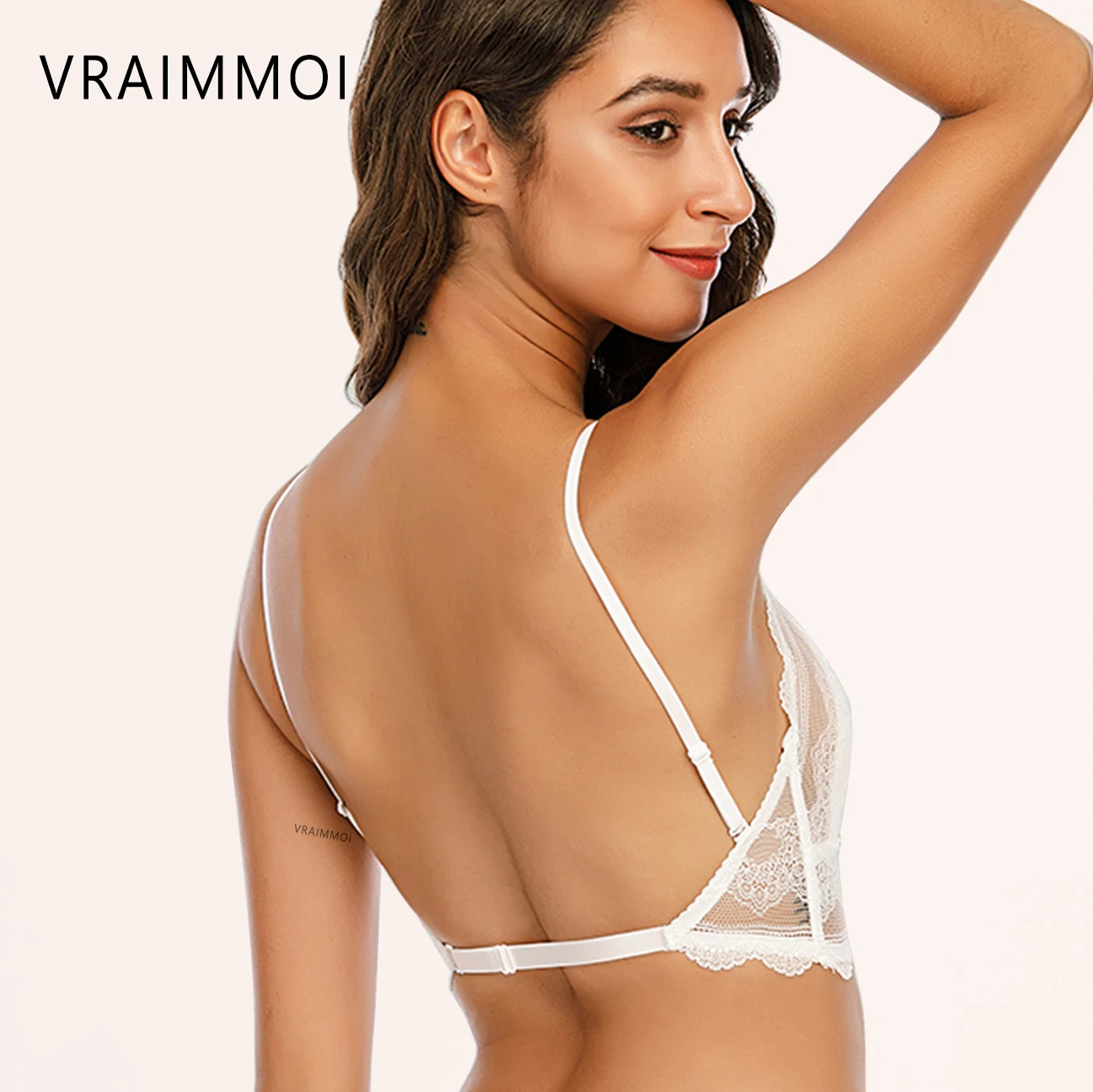 Sexy sutiã de renda sem forro fino bralette sem fio íntima confortável  lingerie para mulher - AliExpress