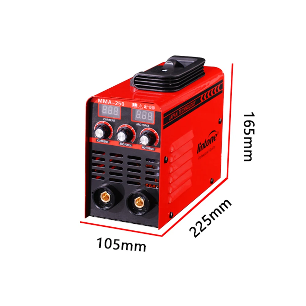 MMA-250 Dual Display Electric Welding Machine Household Metal Mini Welding Machine Direct Current Handheld Welding Machine 2