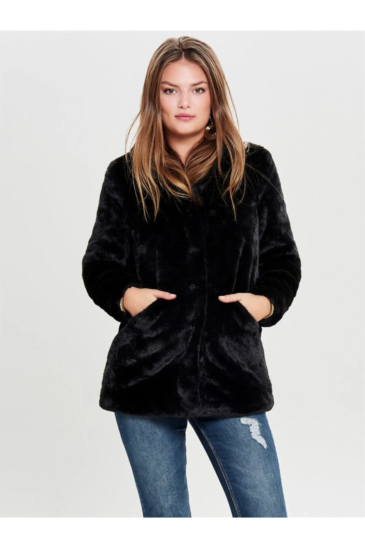 Onlvida faux fur jacket Clearance